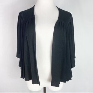 Laundry by Shelli Segal‎ Black Shrug Shawl Wrap